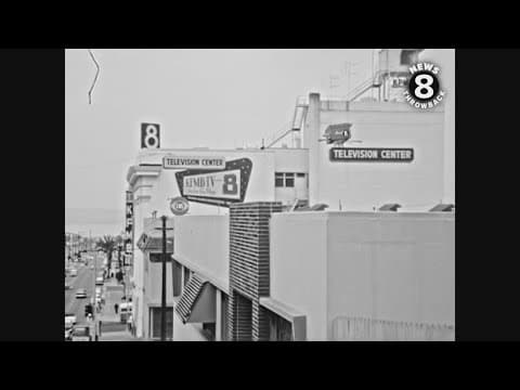Channel 8 celebrates 5th birthday in 1954