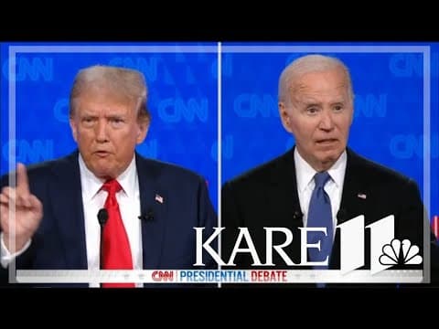 Presidential Debate: Biden vs. Trump on border security