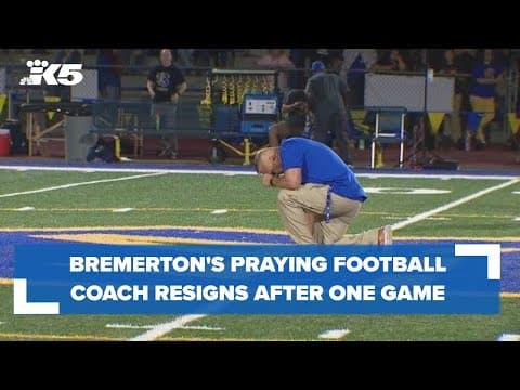 Bremerton's praying football coach resigns
