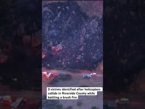 2 helicopters collide in Riverside County, killing 3 people, victims identified