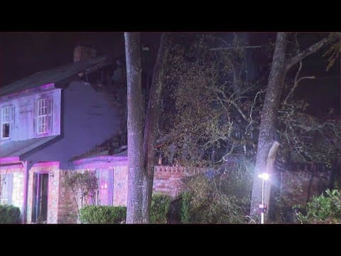 Tree falls on gas meter leading to explosion, house fire, Cy-Fair fire officials say