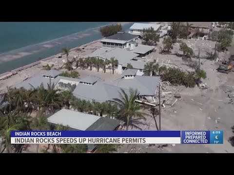 Indian Rocks Beach making push to help homeowners rebuild fast after hurricanes