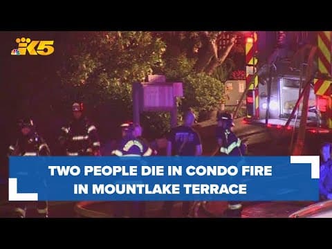 2 die in condo fire in Mountlake Terrace