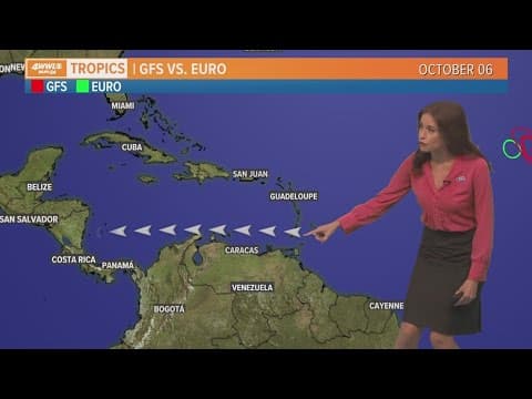 Monday midday tropical update: Two areas being watched for development