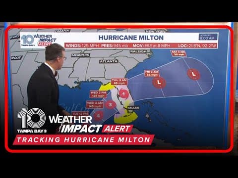 Hurricane Milton update | 8 a.m. Monday, Oct. 7