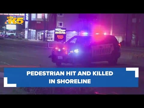 BREAKING: Person hit and killed in Shoreline