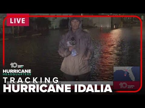 Tracking the Tropics: Roads beginning to flood in Pinellas