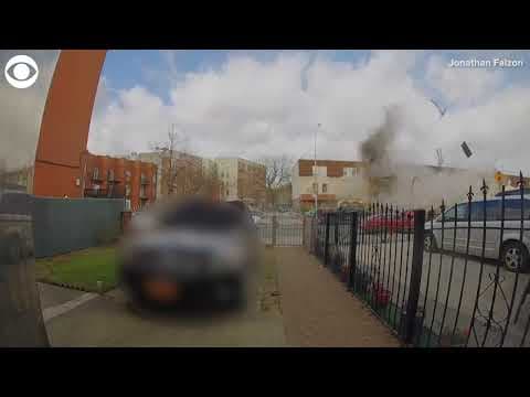 Bronx explosion caught on doorbell security camera