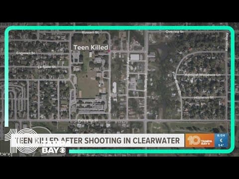 Police: 16-year-old killed in Clearwater shooting; investigation underway