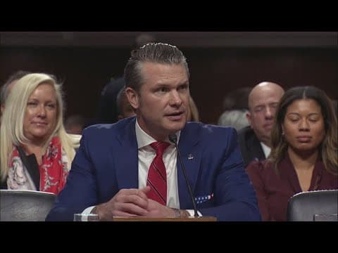 Confirmation hearings underway for Trump cabinet appointees