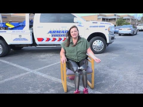 How this Texas woman was instantly amputated and her message for drivers