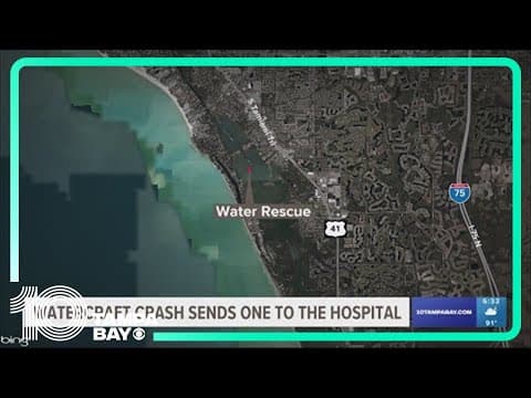 Officials: Woman flown to hospital after being hurt in Sarasota boat crash