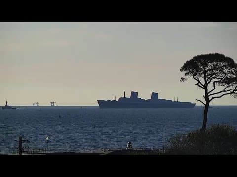 Historic ocean liner off Florida's Gulf Coast will soon be the world's largest artificial reef