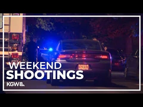 Portland region endures multiple shootings over the weekend