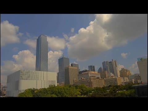 Timelapse of Dallas on a cloudy day (September 2025)