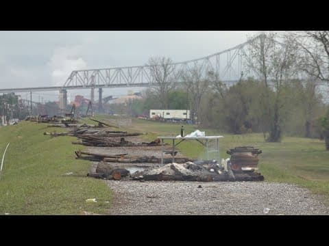St. James Parish cleanup after annual Christmas bonfire tradition