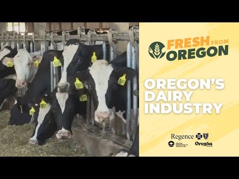 Oregon dairies bring in $725M to the state each year