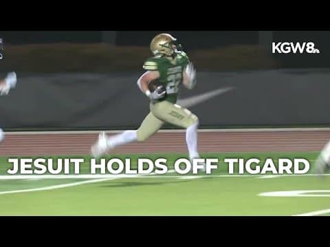 Jesuit holds off Tigard at home | Friday Night Football