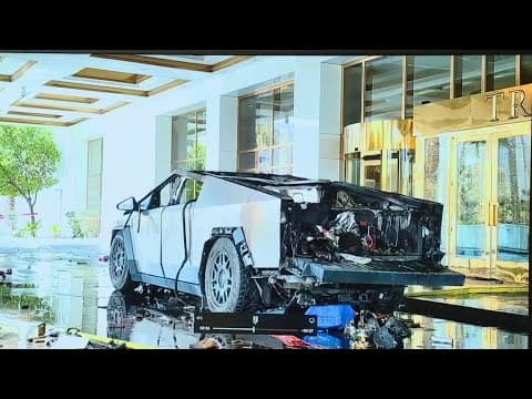 Cybertruck explosion outside Trump hotel being investigated as possible terror attack