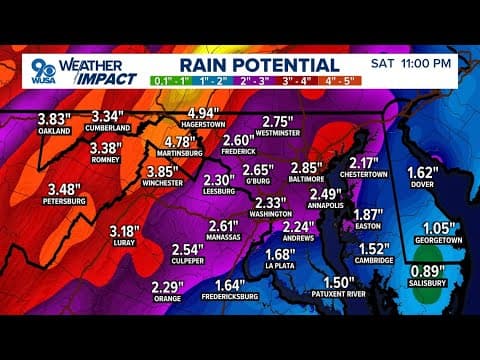 Maryland and Virginia governors issue declarations ahead of Tropical Storm Debby