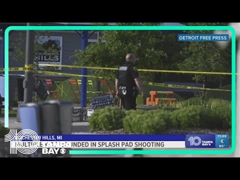 Up to 10 people shot at Detroit area splash pad