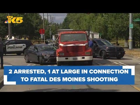 2 in custody, 1 at large in connection to fatal shooting at Des Moines Safeway parking lot