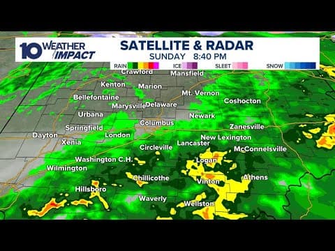 LIVE RADAR: Rain moving through central Ohio