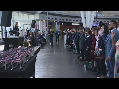 Indianapolis International Airport hosts 2nd annual naturalization ceremony