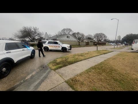 Raw video: Driver found dead after hitting home in northwest Harris County, sheriff says