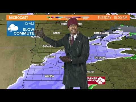 Guy Brown's Tuesday morning weather forecast