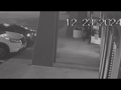 Surveillance video shows masked gunmen storm smoke shop on Highway 6
