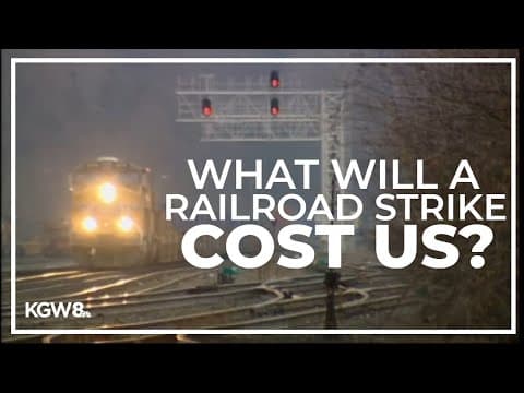 Nationwide rail worker strike expected to have big impacts on the Pacific Northwest
