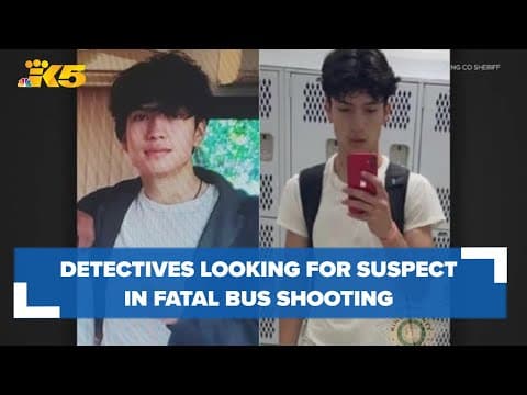 King County detectives seek help finding suspect in fatal bus shooting