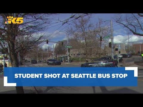 Student shot while at bus stop in Seattle's Central District