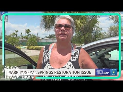 Warm Mineral Springs facing restoration issue