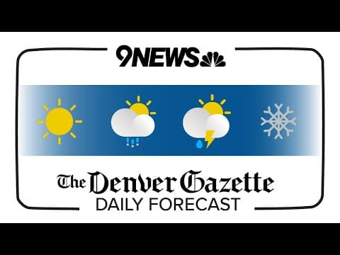 Denver Gazette weather forecast for Sunday, March 31