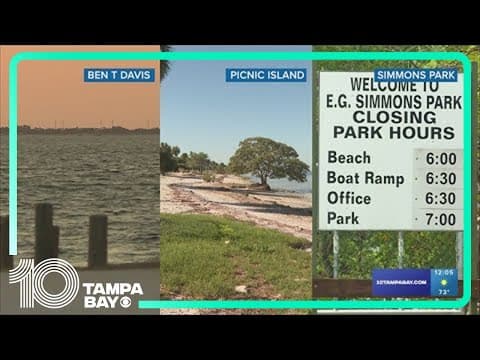 Hillsborough water advisory for three local beaches