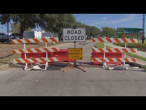 North Texas city permanently closes road for safety concerns near park