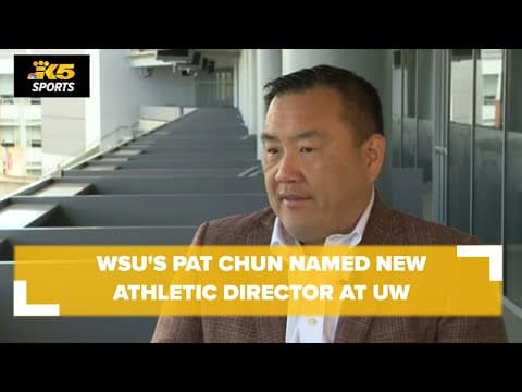 WSU's Pat Chun to become new UW athletic director on six-year deal