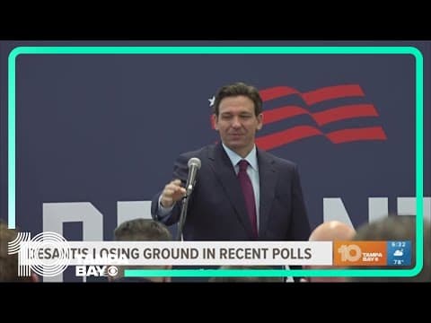 As 2nd GOP 2024 debate is set, DeSantis is losing ground in recent polls