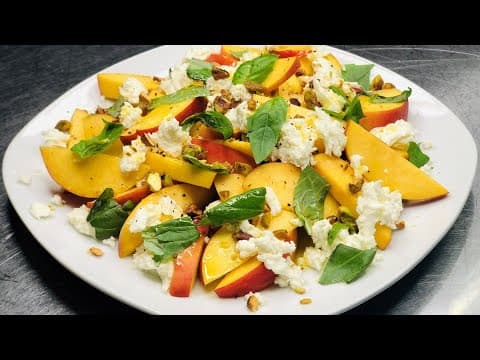 Brittany’s Bites: Peach Caprese Salad