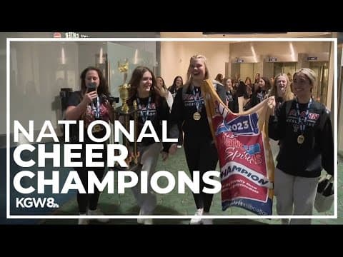 Tualatin High School cheer team won national cheer championships