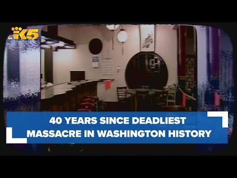 Sunday marks 40 years since Seattle's Wah Mee Massacre