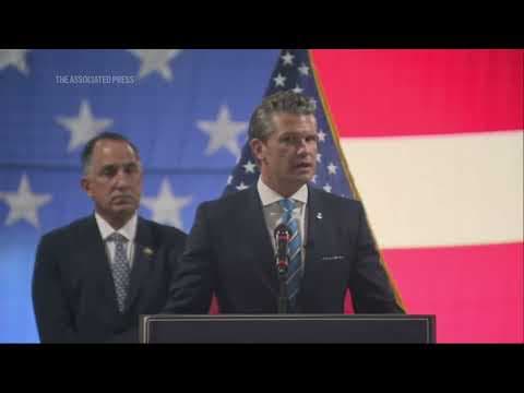 Defense Secretary Hegseth rallies federal agents and troops in Memphis as part of crime task force