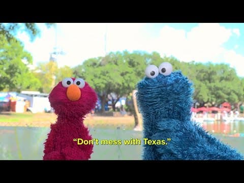 Can you tell me how to get to the State Fair of Texas? Elmo, Cookie Monster and Bert can!