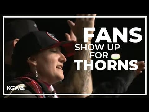 Thorns fans pack Providence Park to see the team advance to the championship game