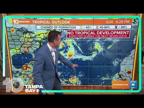 Tracking the Tropics: All quiet in the Atlantic right now | 5 a.m. Monday