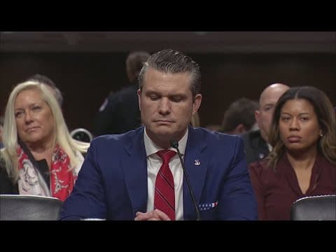 Hegseth's confirmation hearing begins