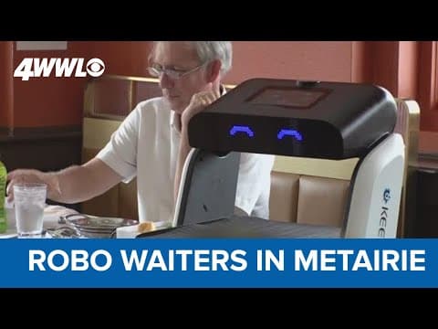 Robots serve the appetizers at a new Metairie restaurant