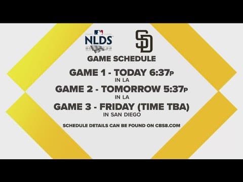 Padres prepare to take on the Dodgers in the National League Divisional Series